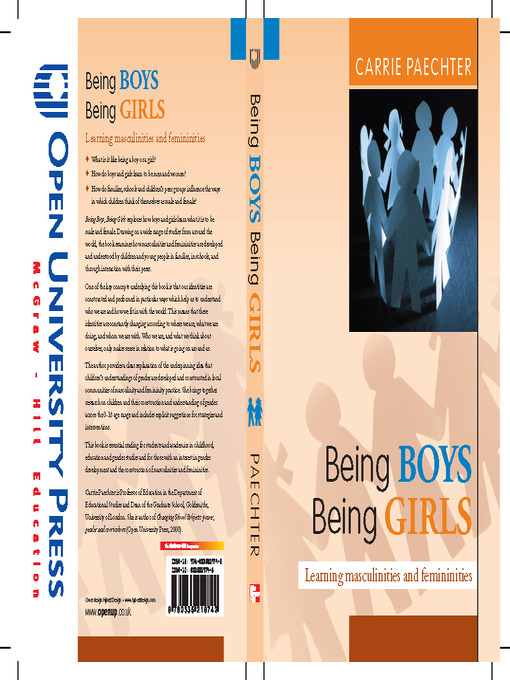 Upplýsingar um Being Boys, Being Girls eftir Carrie Paechter - Biðlisti